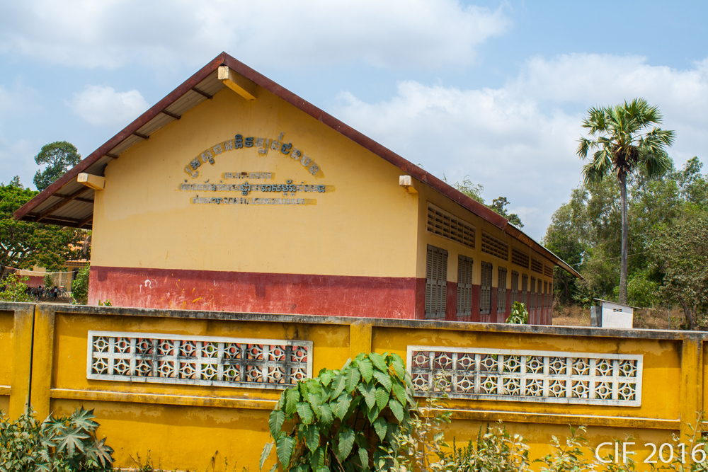 A village school in Svey Rieng. Many families and children CIF works with live in this part of Cambodia.